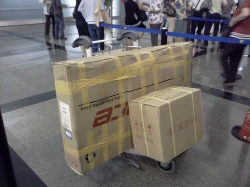 新干工地工具器材打包托运
